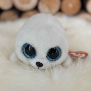 Ty Beanie Boos Icy White Plush February 27
